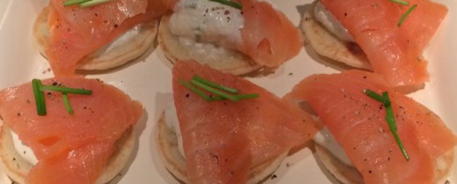 Kerstavond, Gerookte zalm. Kerstavond, Gerookte zalm.