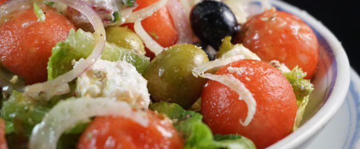 Zomerse watermeloen salade. Zomerse watermeloen salade.